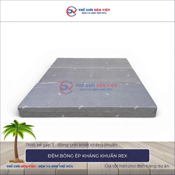 Đệm bông ép Elan Rex gấp 3